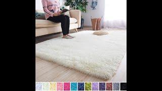 Noahas Ultra Soft Shaggy Area Rugs Fluffy Living Room Carpet Bedroom-Advance -2020