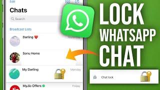 How To Lock Chat on WhatsApp in iPhone | How To Lock WhatsApp Chat in iPhone |Whatsapp Chat Lock iOS