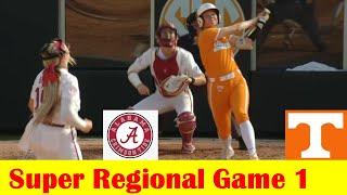 #14 Alabama vs #3 Tennessee Softball Highlights, 2024 NCAA Super Regional Game 1