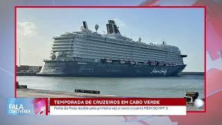 Porto da Praia recebe pela primeira vez o navio cruzeiro MEIN SCHIFF 5 | Fala CV