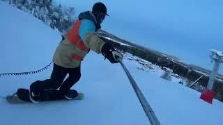 Snowskate at Kanisbacken aka Sweden