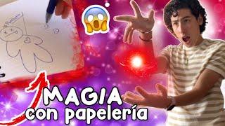 Haciendo MAGIA con PAPELERIA 🪄 *miedo* | Leo Study