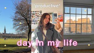 PRODUCTIVE day in my life at edinburgh university