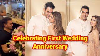 Arbaaz Khan and Shura Khan Celebrating Their First Wedding Anniversary