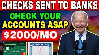 Check Your Banks ASAP! $2000 Stimulus Checks Hitting Banks Today - Social Security SSI SSDI VA RRB