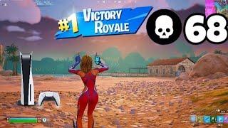 68 Elimination Solo Vs Squads "Zero Build" Gameplay Wins (Fortnite chapter 5 Season 4)