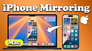 (iOS 18) How To Mirror iPhone to Mac [iPhone Mirroring]