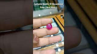 Mozambique Nature Ruby New Mines ; Fantastic Quality & colour of Ruby Gems stone ; Paul Gems 