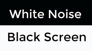 White Noise with Black Screen | 24 Hours Smooth White Noise | Perfect for Sleep, Study, and Focus