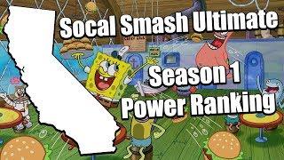 Socal Smash Ultimate Power Ranking Season 1 - 2019