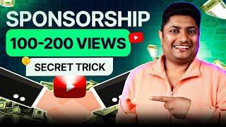 Get YouTube SPONSORSHIPS Fast With This Simple Method | How to Get Sponsored on YouTube