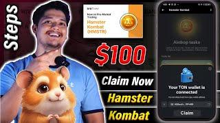 Claim $100 Profit Steps  - Hamster Kombat TG Bot Mining Withdrawal & Pre Market Bybit , Gate.io 