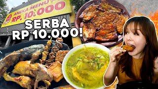 MAKANAN DISINI SERBA RP 10.000!! UNTUNG DARIMANA YA?