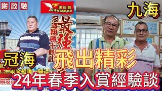 九海、冠海，飛出精彩！24年南海春季入賞經驗談 謝志慶 黃偉修 謝政融 #九海競翔 #冠海競翔 #強豪 #賽鴿 #種鴿 #外訓 #青田 #林園