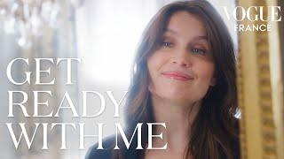 Laetitia Casta prepares for the Dior show at Paris Fashion Week l Vogue