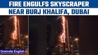 Dubai: Fire breaks out at skyscraper near Burj Khalifa, no casualties | Oneindia News *International