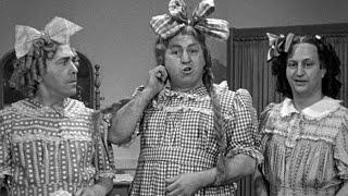 THREE STOOGES - Classic Scene - Stooges as Little Girls