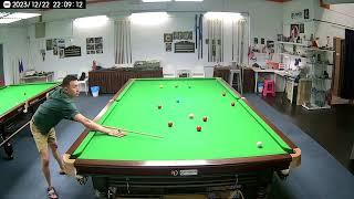 81 Break by Aw Yong vs David Liew. JH Studio Kepong.  22nd Dec 2023. O'min Ultimate.