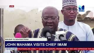 John Mahama Visits Chief Imam