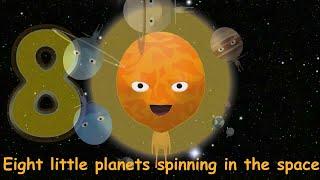 Solar System Counting Songs Collection with Lyric#1 Singing Planets  Solar SystemNursery Rhymes