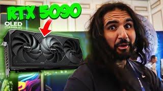 Looking At The New GeForce RTX 5090! CES Day 2