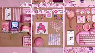 rating my fidget boards asmr compilation ️2024 | sanriolve