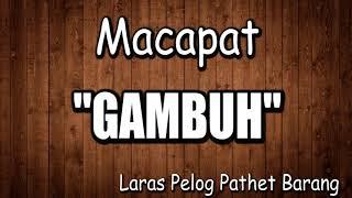 Tembang Macapat Gambuh - Sekar Gambuh Ping Catur | Lirik dan Arti/Terjemahan