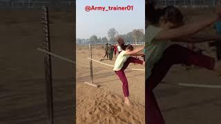 Bihar police High jump practice girls#biharpolice#highjump#whatsappstatus#shortfeed#Army_trainer01