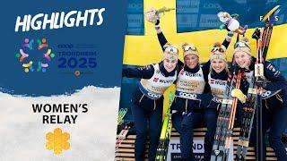 Sweden pip Norway by just 0.7 to win Women's Relay title | Trondheim 2025