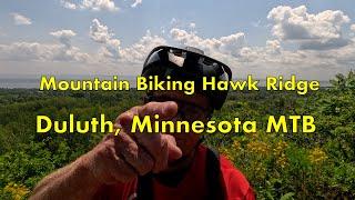 Mountain Biking Hawk Ridge Out & Back - Duluth, MN