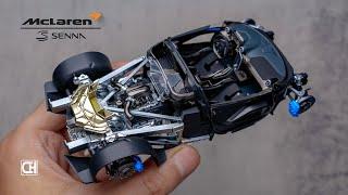 Pt.2 Building Tamiya McLAREN Senna Scale Model Assembly Kit