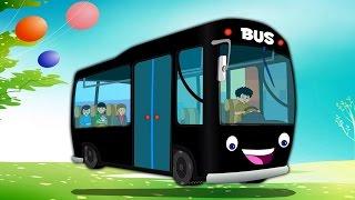 Les roues de l'autobus | Bus Chanson pour les enfants | françaises Comptines | The Wheels On The Bus