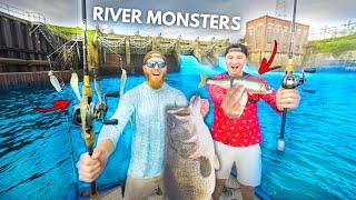 The BIGGEST Fishing Lures vs BIGGEST River Fish (NEW PB Caught)