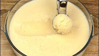 All you need is milk! The most delicious homemade ice cream in 10 minutes!