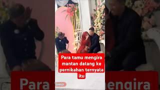 Sosok pria misterius datang ke pernikahan dikira mantan pacar ternyata kakaknya pulang