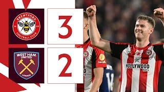 COLLINS HEADER SINKS HAMMERS!  | Brentford 3 West Ham United 2 | Premier League Highlights