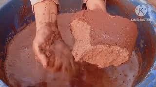 ASMR|| All Favorite red dirt Mashup dipping parts||relaxing mouthwatering yummy paste play satisfied