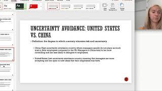 MG301 Cultural Differences: United States compared to China Business