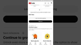 YouTube apply Nau ka button a gaya hai channel monetize Karke dikhaunga#