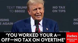 JUST IN: Trump Announces New Proposal: 'No Tax On Overtime!'