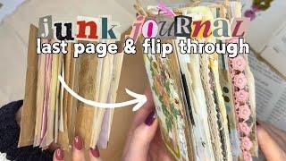 Finishing a junk journal & flip through! ⭐️