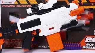  Alpha Striker Gun: The Ultimate Toy for Kids 8+! | 20 Foam Bullets, Battery-Powered Fun! 