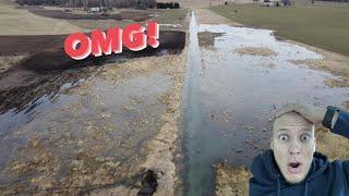 Beaver dam removal || BIG FLOOD BEHIND!