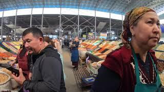 [4K] Osh Bazaar Walking Tour  [Bishkek, Kyrgyzstan]