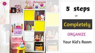 5 BEST Steps To Organize Any Kids Room / Toy Storage Organization Ideas