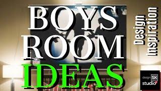 BOYS  ROOM  IDEAS - Sports, Active & Playful Design Theme