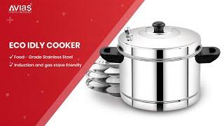 Avias India Eco Stainless Steel Idli Cooker | Idli Maker