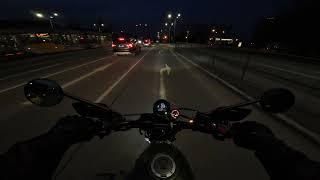 Honda CL500 first night ride in 2025 | RAW SOUND