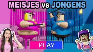 MEISJES vs JONGENS IN BARRY'S PRISON RUN!