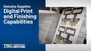 TSC Printronix Auto ID Genuine Supplies Digital Print and Finishing Capabilities